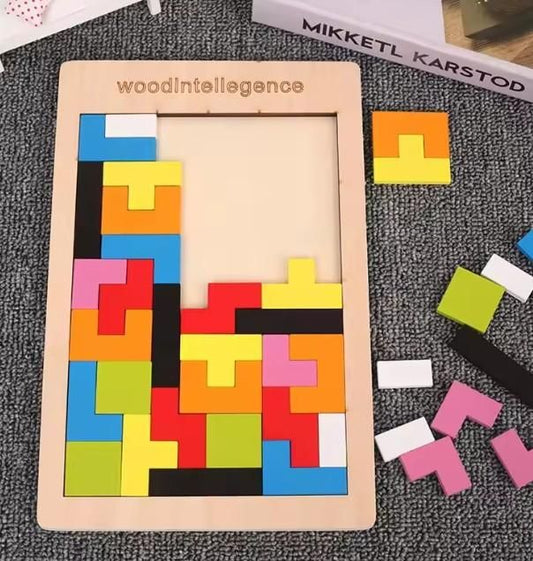 Intelligence Tetris Jigsaw Puzzle Set
